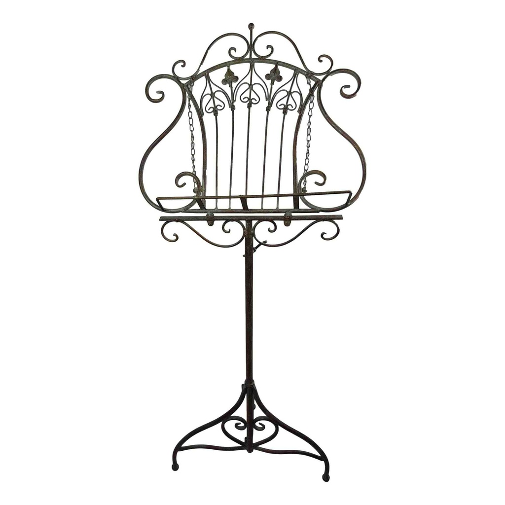 [LA-41445] Menüständer Notenständer Eisen Rustikal Farbig H 125x45 cm Bild 2