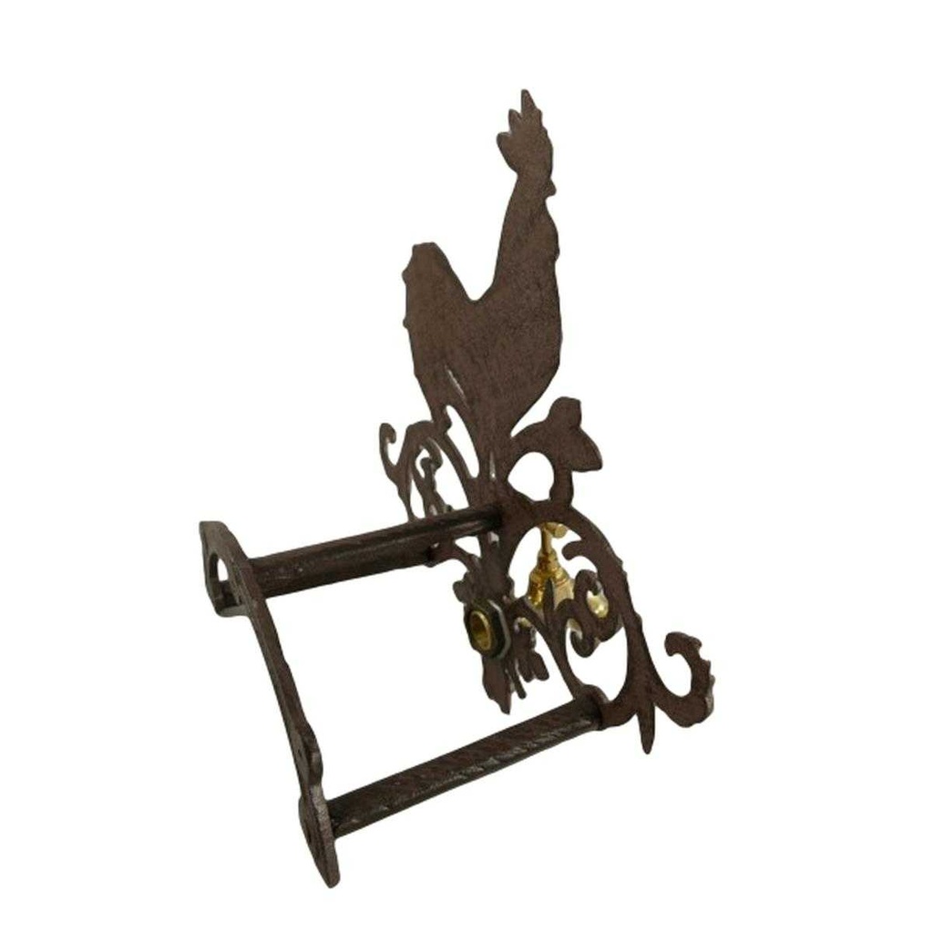 [LA-41470] Skulptur Figur Gusseisen Hahn Garten Bild 4