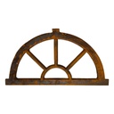 [LA-41521] Stallfenster Fensterrahmen Gusseisen Rund halbrund Nostalgie Antik-Stil #41521 Bild 4