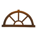 [LA-41521] Stallfenster Fensterrahmen Gusseisen Rund halbrund Nostalgie Antik-Stil #41521 Bild 5