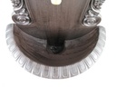 [2120089] Aluminium Wandbrunnen Gartenbrunnen Zapfstelle Waschbecken rustikal braun H 60cm Bild 5