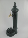 [2120099] Aluminium Wassersäule Zapfsäule Rund grün Messing-Hahn H 75 cm Bild 2