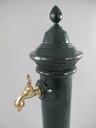 [2120099] Aluminium Wassersäule Zapfsäule Rund grün Messing-Hahn H 75 cm Bild 4