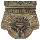 [LA-41579] Gusseisen Standbrunnen Wassersäule Gartenbrunnen Zapfstelle farbig H 65 cm Bild 2