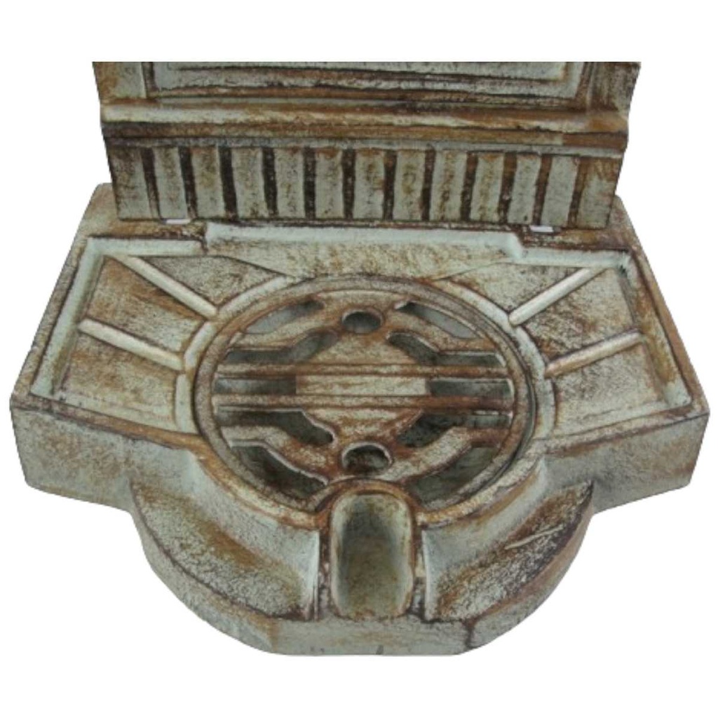 [LA-41581] Standbrunnen Wassersäule Gartenbrunnen Zapfstelle Gusseisen farbig Garten #41581 Bild 2