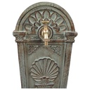 [LA-41585] Standbrunnen Wassersäule Gartenbrunnen Zapfstelle Gusseisen farbig Garten #41585 Bild 2