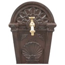 [LA-41586] Standbrunnen Wassersäule Gartenbrunnen Zapfstelle Gusseisen Braun rustikal Garten #41586 Bild 2