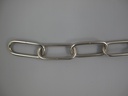 [LA-41833] Kette Vernickelt 20x47/3,8mm P/M (lose) Bild 2