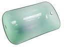 [LA-41936] Ersatzschirm Glasschirm Lampenschirm Bankerlampe Bankerslampe grün 135x230 mm Bild 4