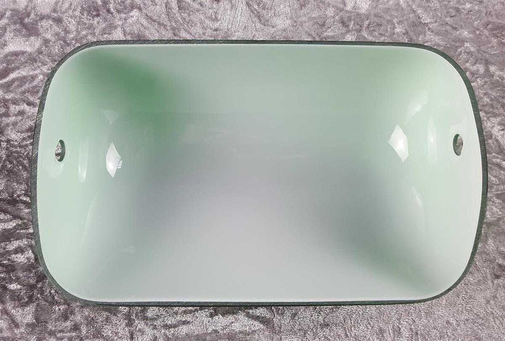 [LA-41936] Ersatzschirm Glasschirm Lampenschirm Bankerlampe Bankerslampe grün 135x230 mm Bild 10
