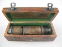 [LA-42725] Fernrohr Fernglas Messing/Leder grün patiniert Bild 6