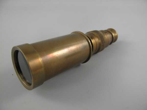 [LA-42726] Fernrohr Fernglas Messing brüniert Bild 3