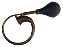[LA-42741] Autohupe Ballhupe Oldtimerhupe Fanhupe Autohorn Tröte groß Messing brüniert Bild 2