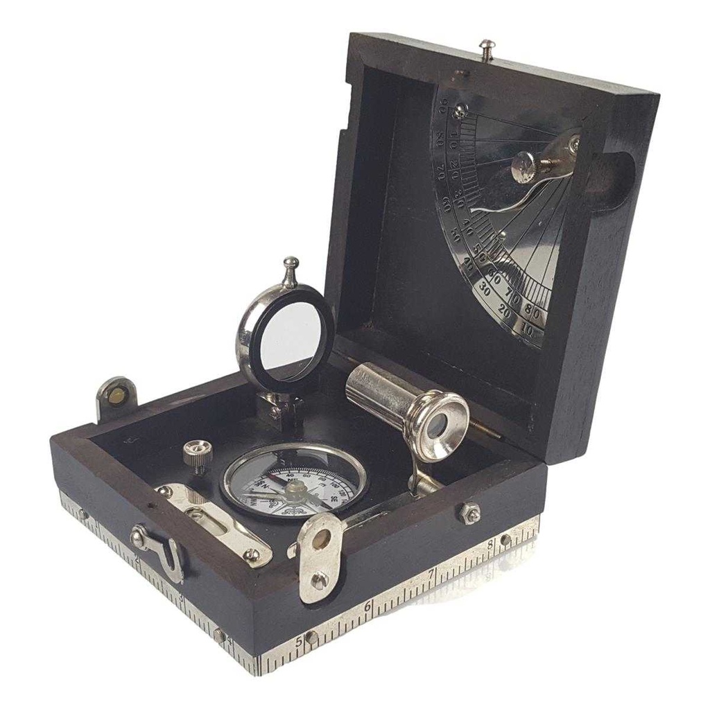 [LA-42751] Nautikset Vernickelt Schwarz 12x12cm Bild 4