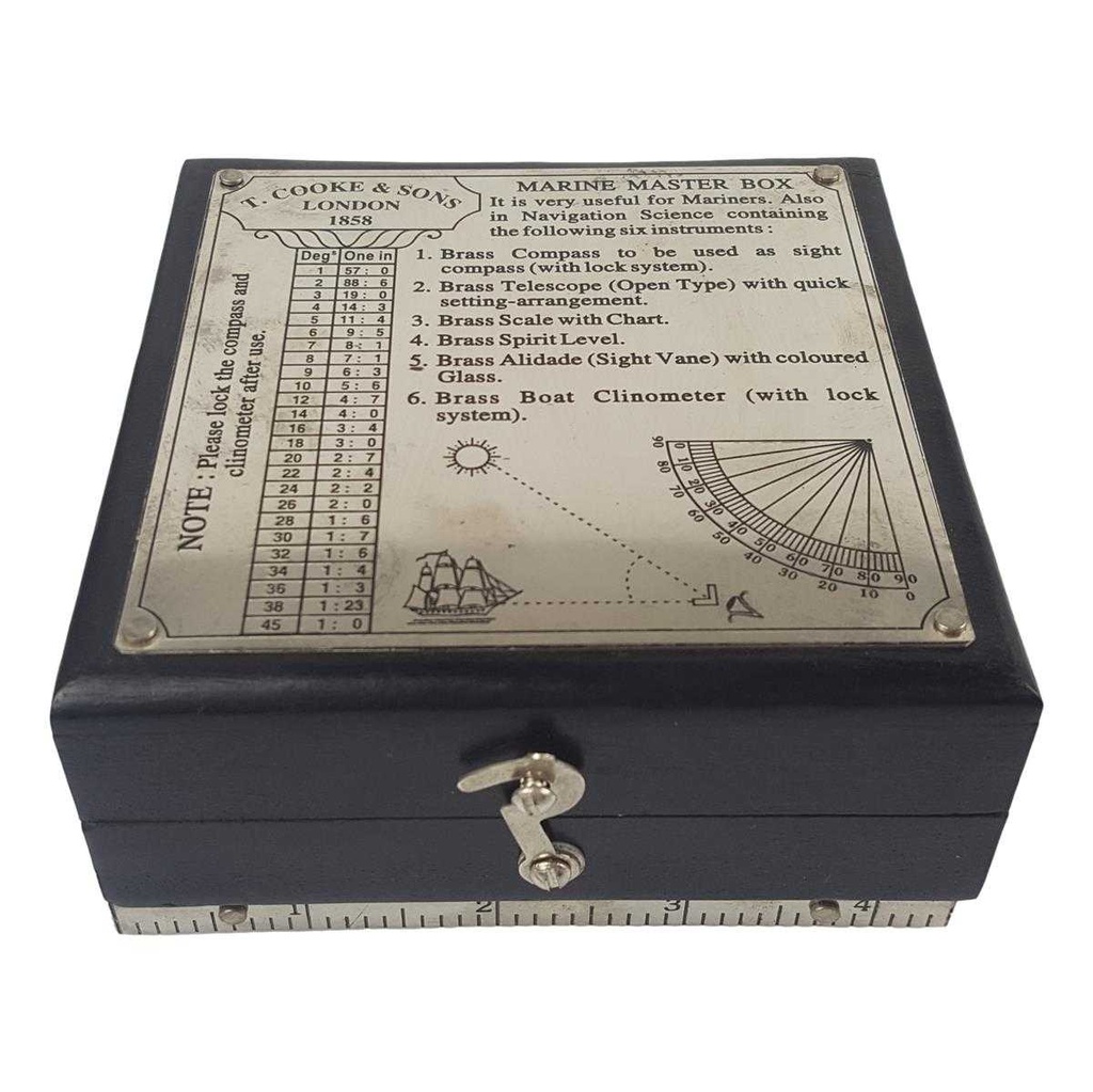 [LA-42751] Nautikset Vernickelt Schwarz 12x12cm Bild 7
