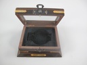 [LA-42758] Kompaß Messing Brüniert Im Box L 12x5 cm Bild 3