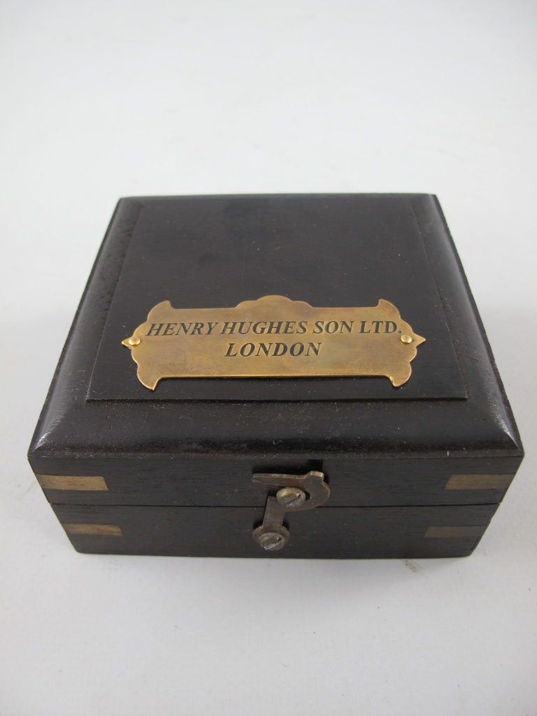 [LA-42763] Kompaß Mit Box Messing Brüniert D 7 cm #42763 Bild 5