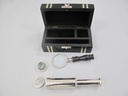 [LA-42772] Nautik Set Vernickelt Holzdose L 18 cm Bild 2