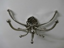 [LA-42847] Garderobenhaken Wandhaken Kleiderhaken Mantelhaken vernickelt Bild 3