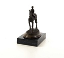 [LA-43223] Bronzeskulptur Bronzefigur Reiter und Pferd Galoppsport Jockey Antik-Stil Bild 15