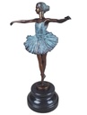 [LA-43233] Bronzeskulptur Bronzefigur Ballerina Balletttänzerin #43233 Bild 2