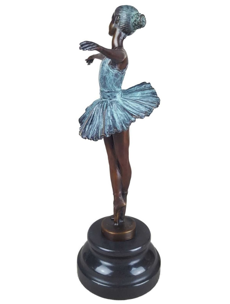[LA-43233] Bronzeskulptur Bronzefigur Ballerina Balletttänzerin #43233 Bild 3