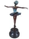 [LA-43233] Bronzeskulptur Bronzefigur Ballerina Balletttänzerin #43233 Bild 5