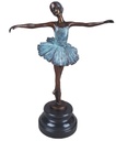 [LA-43233] Bronzeskulptur Bronzefigur Ballerina Balletttänzerin #43233 Bild 8