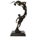[LA-43236] Bronzeskulptur Bronzefigur Junges Paar Bild 2
