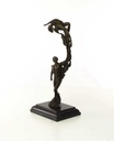 [LA-43236] Bronzeskulptur Bronzefigur Junges Paar Bild 4