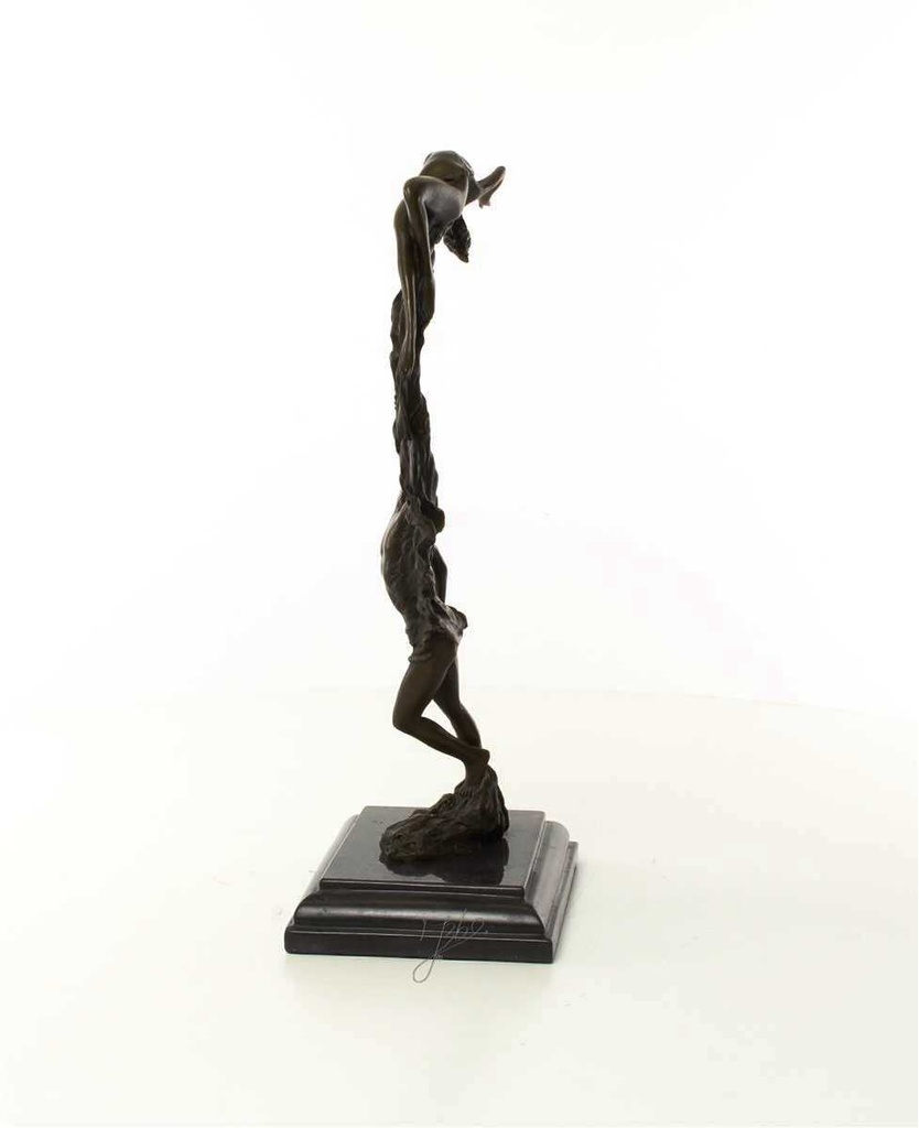 [LA-43236] Bronzeskulptur Bronzefigur Junges Paar Bild 6