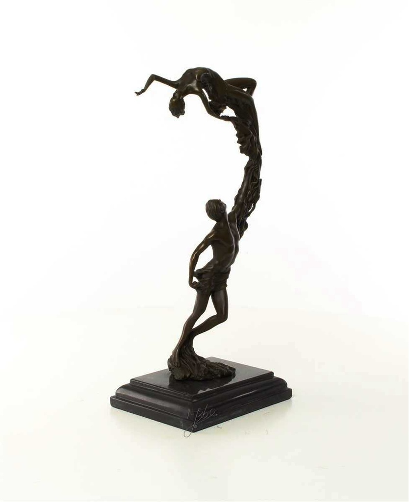 [LA-43236] Bronzeskulptur Bronzefigur Junges Paar Bild 15