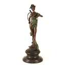 [LA-43250] Bronzeskulptur Bronzefigur Diana Siegreich Bild 3