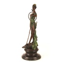 [LA-43250] Bronzeskulptur Bronzefigur Diana Siegreich Bild 5
