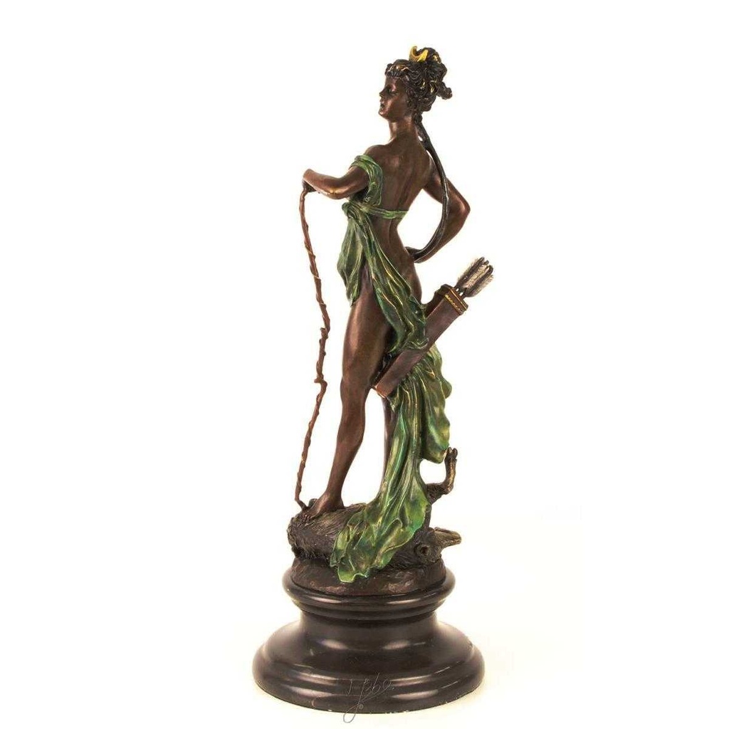 [LA-43250] Bronzeskulptur Bronzefigur Diana Siegreich Bild 7