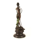 [LA-43250] Bronzeskulptur Bronzefigur Diana Siegreich Bild 12