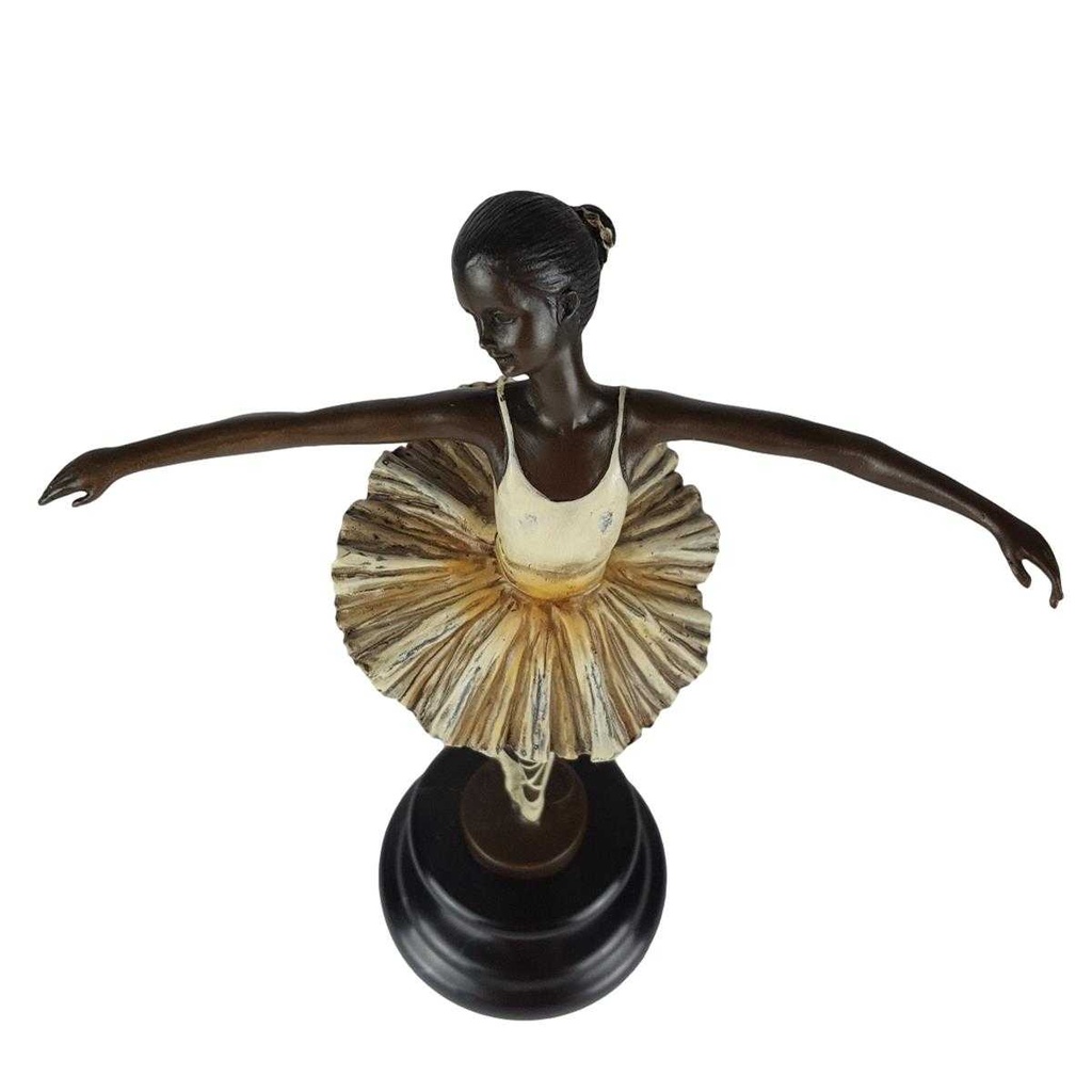 [LA-43251] Bronzeskulptur Bronzefigur Antik-Stil  Ballerina Balletttänzerin Bild 9