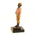 [LA-43252] Bronzeskulptur Bronzefigur Pfeifender Junge Pfeifer Antik-Stil Bild 4