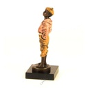 [LA-43252] Bronzeskulptur Bronzefigur Pfeifender Junge Pfeifer Antik-Stil Bild 5