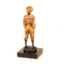 [LA-43252] Bronzeskulptur Bronzefigur Pfeifender Junge Pfeifer Antik-Stil Bild 9