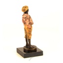 [LA-43252] Bronzeskulptur Bronzefigur Pfeifender Junge Pfeifer Antik-Stil Bild 11