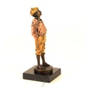 [LA-43252] Bronzeskulptur Bronzefigur Pfeifender Junge Pfeifer Antik-Stil Bild 13