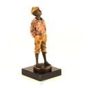 [LA-43252] Bronzeskulptur Bronzefigur Pfeifender Junge Pfeifer Antik-Stil Bild 14