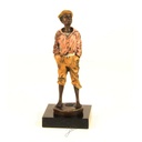 [LA-43252] Bronzeskulptur Bronzefigur Pfeifender Junge Pfeifer Antik-Stil Bild 16