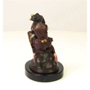 [LA-43258] Bronzeskulptur Bronzefigur Frau Umarmt Sitzend Einen Phallus Bild 11