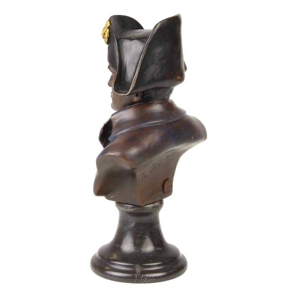 [LA-43260] Bronzeskulptur Bronzefigur Büste Bronze Napoleon Bild 4