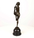 [LA-43272] Bronzeskulptur Bronzefigur Frau Blumentänzerin Bild 4
