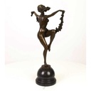 [LA-43272] Bronzeskulptur Bronzefigur Frau Blumentänzerin Bild 10