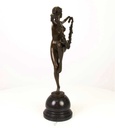 [LA-43272] Bronzeskulptur Bronzefigur Frau Blumentänzerin Bild 12