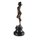 [LA-43284] Bronzeskulptur Bronzefigur Revuetänzerin Art-Deco-Stil Bild 2